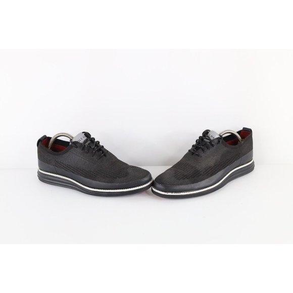 Cole Haan Mens 9.5 Original Grand Stitchlite Reflective Wingtips Shoes Black main image 8